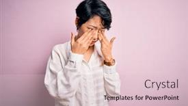  Presentation with vision - Presentation design enhanced with young-beautiful-asian-girl-wearing background and a lemonade colored foreground