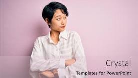  Presentation with asian - Presentation theme consisting of young-beautiful-asian-girl-wearing background and a lemonade colored foreground