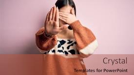  Presentation with animal print - Audience pleasing slide deck consisting of young-beautiful-asian-woman-wearing backdrop and a red colored foreground