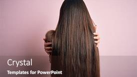  Presentation with self love - Presentation featuring young-beautiful-asian-woman-wearing background and a wine colored foreground