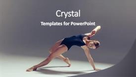  Presentation with athlete - Presentation theme featuring young beautiful athlete is posing background and a  colored foreground