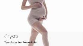  Presentation with ballerina - Amazing presentation theme having young-beautiful-ballerina-is-posing backdrop and a white colored foreground