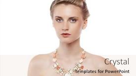  Presentation with white wedding - Colorful slide set enhanced with young beautiful blond girl with a wedding hairstyle portrait of the bride on a white background isolated backdrop and a lemonade colored foreground