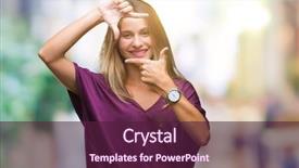  Presentation with elegant - Presentation theme consisting of young beautiful blonde elegant woman background and a  colored foreground