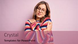  Presentation with self love - Audience pleasing slides consisting of young-beautiful-blonde-girl-wearing backdrop and a coral colored foreground