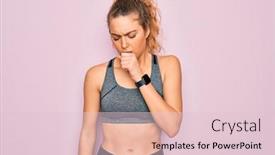  Presentation with blue eyes - Audience pleasing PPT layouts consisting of young-beautiful-blonde-sportswoman backdrop and a lemonade colored foreground