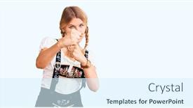  Presentation with oktoberfest - Colorful slides enhanced with young-beautiful-blonde-woman-wearing backdrop and a sky blue colored foreground