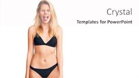  Presentation with emotion - Amazing theme having young-beautiful-blonde-woman-wearing backdrop and a white colored foreground