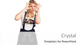  Presentation with oktoberfest - Amazing presentation theme having young-beautiful-blonde-woman-wearing backdrop and a white colored foreground
