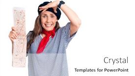  Presentation with city map - Amazing presentation design having young-beautiful-blonde-woman-wearing backdrop and a white colored foreground