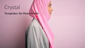  Presentation with business pink - Audience pleasing PPT layouts consisting of young-beautiful-brunette-businesswoman-wearing backdrop and a lemonade colored foreground