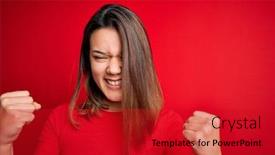  Presentation with beautiful young girl red - Amazing theme having young-beautiful-brunette-girl-wearing backdrop and a crimson colored foreground