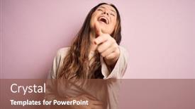  Presentation with shame - Audience pleasing presentation design consisting of young-beautiful-brunette-woman-wearing backdrop and a tawny brown colored foreground