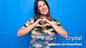  Presentation with romantic love - Theme with young-beautiful-brunette-woman-wearing background and a teal colored foreground