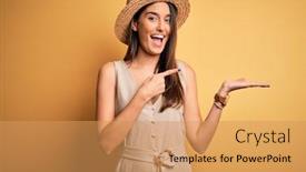  Presentation with lactation young woman breastfeeding - Theme enhanced with young-beautiful-brunette-woman background and a yellow colored foreground