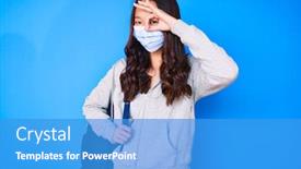  Presentation with happy young student girl holding - PPT theme enhanced with young-beautiful-chinese-girl-holding background and a teal colored foreground