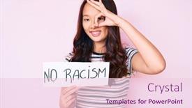  Presentation with chinese chinese - Colorful PPT layouts enhanced with young-beautiful-chinese-girl-holding backdrop and a lemonade colored foreground