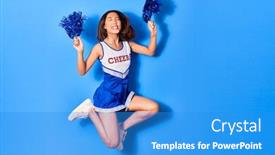  Presentation with chinese chinese - Theme featuring young-beautiful-chinese-girl-smiling background and a teal colored foreground