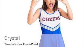  Presentation with rock music - Audience pleasing PPT theme consisting of young-beautiful-chinese-girl-wearing backdrop and a white colored foreground