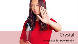  Presentation with beautiful tibet scenery in china - Slide deck consisting of young-beautiful-chinese-girl-wearing background and a crimson colored foreground