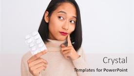  Presentation with beautiful tibet scenery in china - PPT layouts enhanced with young-beautiful-chinese-woman-holding background and a lemonade colored foreground