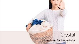  Presentation with chinese laundry - Amazing presentation theme having young-beautiful-chinese-woman-holding backdrop and a lemonade colored foreground