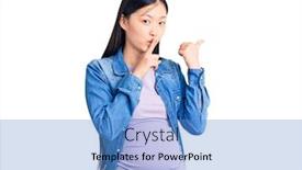  Presentation with pregnant woman - PPT layouts with young-beautiful-chinese-woman-pregnant background and a teal colored foreground