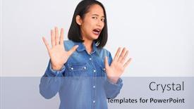  Presentation with chinese chinese - Colorful slide deck enhanced with young-beautiful-chinese-woman-wearing backdrop and a  colored foreground