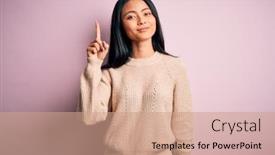  Presentation with chinese - Amazing presentation design having young-beautiful-chinese-woman-wearing backdrop and a coral colored foreground