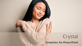  Presentation with self love - Presentation theme having young-beautiful-chinese-woman-wearing background and a lemonade colored foreground