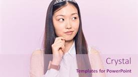  Presentation with princess - Audience pleasing PPT theme consisting of young-beautiful-chinese-woman-wearing backdrop and a lemonade colored foreground