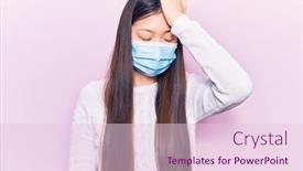  Presentation with chinese medical - PPT layouts consisting of young-beautiful-chinese-woman-wearing background and a lemonade colored foreground