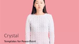  Presentation with chinese chinese - PPT theme enhanced with young-beautiful-chinese-woman-wearing background and a lemonade colored foreground