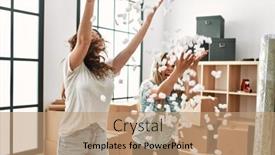  Presentation with young happy couple - PPT theme with young-beautiful-couple-smiling-happy background and a  colored foreground