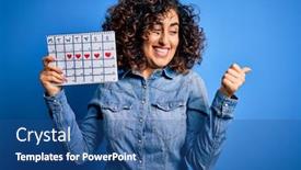  Presentation with arab - PPT theme having young-beautiful-curly-arab-woman background and a ocean colored foreground