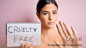  Presentation with cruelty - Cool new theme with young-beautiful-girl-asking backdrop and a coral colored foreground