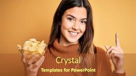  Presentation with bowl - Amazing slide set having young-beautiful-girl-holding-bowl backdrop and a red colored foreground