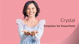  Presentation with swimming beautiful girl swims underwater - Amazing slide set having young-beautiful-girl-wearing-casual backdrop and a coral colored foreground