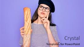  Presentation with swimming beautiful girl swims underwater - Audience pleasing slide set consisting of young-beautiful-girl-wearing-fashion backdrop and a light blue colored foreground