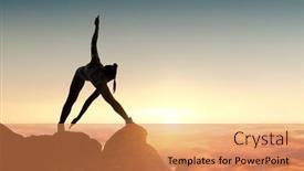  Presentation with sports wear ski goggles - Presentation consisting of young-beautiful-girl-wearing-fashion background and a coral colored foreground