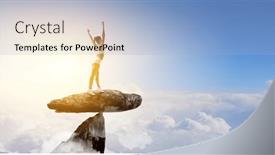  Presentation with exercise - PPT theme with young-beautiful-girl-wearing-fashion background and a light blue colored foreground