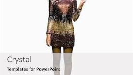  Presentation with hair dress - Beautiful slide set featuring young beautiful girl with curly hair wearing night party dress showing and pointing up with fingers number two while smiling confident and happy backdrop and a white colored foreground