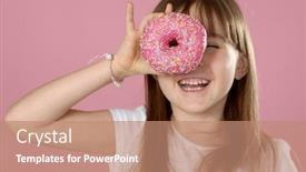  Presentation with old young - Beautiful theme featuring young-beautiful-happy-and-excited backdrop and a coral colored foreground