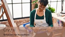  Presentation with confident young hispanic woman - 