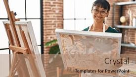  Presentation with confident young hispanic woman - 