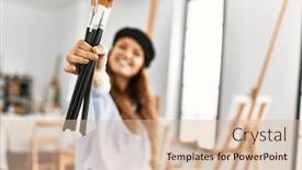  Presentation with confident young hispanic woman - 