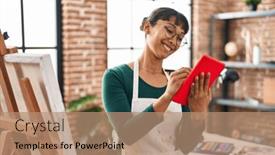  Presentation with confident young hispanic woman - 