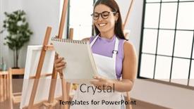  Presentation with confident young hispanic woman - 