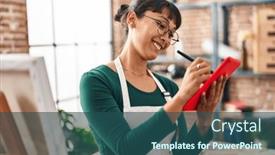  Presentation with confident young hispanic woman - 