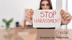  Presentation with beautiful hispanic woman - PPT layouts consisting of young-beautiful-hispanic-woman-business background and a coral colored foreground